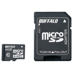 【新品/取寄品/代引不可】Class10 microSDHCカード SD変換アダプター付 16GB RMSD-16GC10AB
