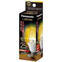 【新品/取寄品】パナソニック LED電球 シャンデリア電球タイプ 5.0W LDC5LE17CDW2 [電球色相当/口金E17/