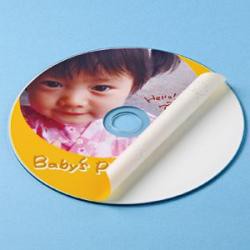 【新品/取寄品/代引不可】インクジェットDVD/CDラベル(内径24mm・マット) LB-CDR002N