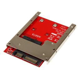 【新品/取寄品/代引不可】mSATA SSD - 2.5インチSATA変換アダプタ SAT32MSAT257