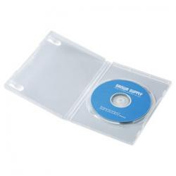 【新品/取寄品/代引不可】DVDトールケース(1枚収納・10枚セット・クリア) DVD-TN1-10CLN