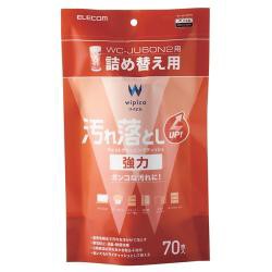 【新品/取寄品/代引不可】ウェットティッシュ/汚れ落とし/強力/詰替/70枚 WC-JU70SPN2