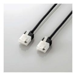 【新品/取寄品/代引不可】LANケーブル/CAT6A/スーパースリム/爪折れ防止/2.0m/ブラック LD-GPASST/BK2