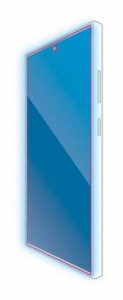 【新品/取寄品/代引不可】Galaxy S24 Ultra(SC-52E)/ガラスフィルム/ゴリラ/0.21mm/高透明/ブルー