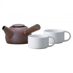 【新品/取寄品/代引不可】【特選商品6】日常茶飯器 急須&手付カップ  01000031