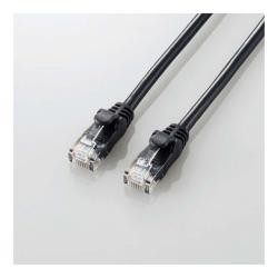 【新品/取寄品/代引不可】やわらかLANケーブル/CAT6A/10m/ブラック LD-GPAY/BK10