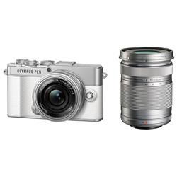 【新品/取寄品】OLYMPUS PEN E-P7 EZダブルズームキット ホワイト ミラーレス一眼カメラ オリンパス