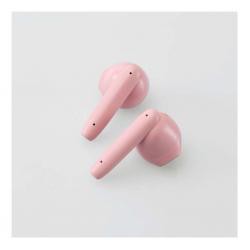 【新品/取寄品】Bluetoothイヤホン/完全ワイヤレス/AAC対応/低遅延モード/セミオープン/タッチセンサー/ピンク LB