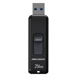 【新品/取寄品/代引不可】USB3.2(Gen1)フラッシュメモリ 256GB スライド式 ブラック AS-256GU3-PSB