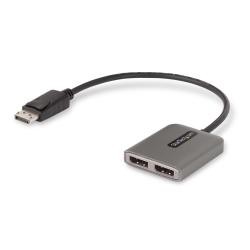 【新品/取寄品/代引不可】MSTハブ/DisplayPort1.4接続/デュアルモニター/4K60Hz DisplayPort/