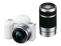 【新品/取寄品】SONY VLOGCAM ZV-E10Y ダブルズームレンズキット ホワイト レンズ交換式Vlogカメラ ソニー