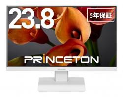 【新品/取寄品】  Princeton PTFWFE-24W ホワイト 広視野角パネル採用 白色LEDバックライト 23.8型ワ
