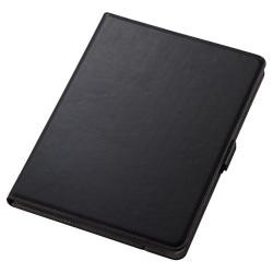 【新品/取寄品/代引不可】iPad 10.2 2019年モデル/フラップケース/ソフトレザー/360度回転/ブラック TB-A1