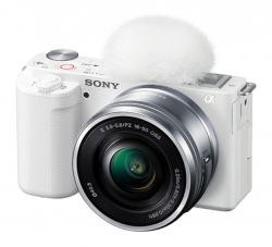 【新品/取寄品】SONY VLOGCAM ZV-E10L パワーズームレンズキット ホワイト レンズ交換式 Vlogカメラ ソニ