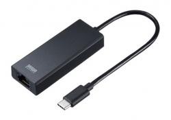 【新品/取寄品/代引不可】USB3.2 Type-C-LAN変換アダプタ(2.5Gbps対応) USB-CVLAN6BK