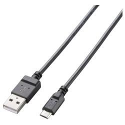 【新品/取寄品/代引不可】microUSBケーブル/2A出力/スリム/通信・充電/1.2m/ブラック MPA-AMBX2U12B