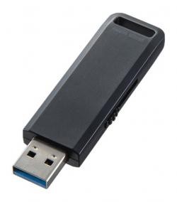 【新品/取寄品/代引不可】USB3.2 Gen1 メモリ 16GB(ブラック) UFD-3SL16GBK