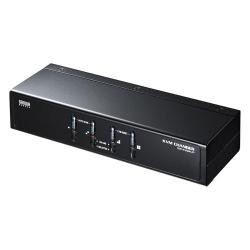 【新品/取寄品/代引不可】PS/2・USB両対応パソコン自動切替器(4:1) SW-KVM4UP