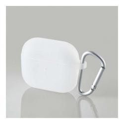 【新品/取寄品/代引不可】AirPods 第3世代対応アクセサリ/シリコンケース/カラビナ付き/クリア AVA-AP3SCCR