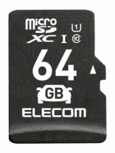 【新品/取寄品】microSDXCカード/車載用/高耐久/UHS-I/64GB MF-DRMR064GU11