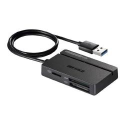 【新品/取寄品/代引不可】USB3.0 マルチカードリーダー スタンダード ブラック BSCR100U3BK