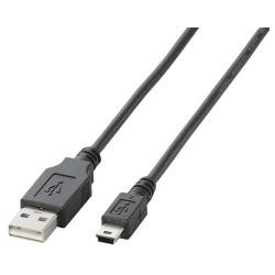 【新品/取寄品/代引不可】タブレットPC用 USBケーブル/USB(A)オス - USB(mini-B)オス/1m/ブラック T