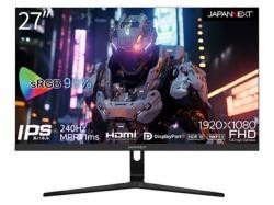 【新品/取寄品】27インチ ワイドゲーミングモニター(1920x1080/IPS/240Hz/DPx1/HDMIx2/スピーカー