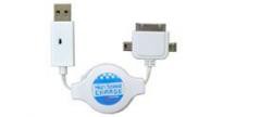 【新品/取寄品/代引不可】USBハイスピード充電リールケーブル ABP-IPSP