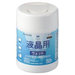 【新品/取寄品/代引不可】ウェットティッシュ/液晶用/ボトル/50枚 WC-DP50N4