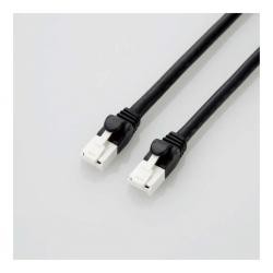 【新品/取寄品/代引不可】LANケーブル/PS5対応/CAT6A/爪折れ防止/2.0m/ブラック GM-LDGPAT/BK20