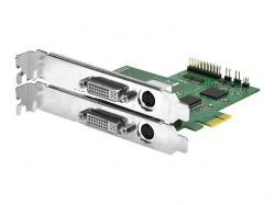 【新品/取寄品/代引不可】DVI/S-Video 入力(パススルー)対応 ソフトウェアエンコード型PCIeキャプチャーボード G