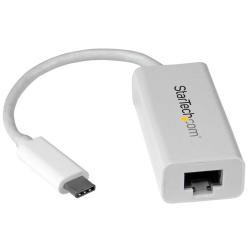 【新品/取寄品/代引不可】USB-C接続ギガビット有線LAN変換アダプタ ホワイト USB 3.1 Type-C(オス) - R