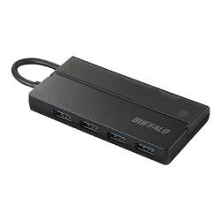 【新品/取寄品/代引不可】USB3.1(Gen1)TypeC バスパワーハブ4ポートケーブル収納ブラック BSH4U130C1B