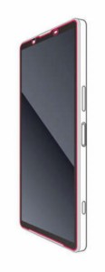 【新品/取寄品/代引不可】Xperia 5 V(SO-53D/SOG12)/ガラスフィルム/フレーム付き/高透明/ブラック PM