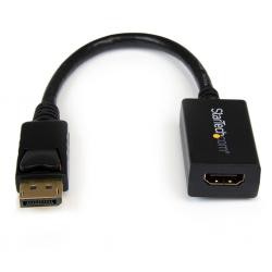 【新品/取寄品/代引不可】DisplayPort(オス)−HDMI(メス)変換アダプタ (黒)　ディスプレイポート/ DP−HD