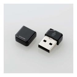 【新品/取寄品】USBメモリ/USB3.2(Gen1)対応/小型/キャップ付/誤消去防止機能ソフト対応/64GB/ブラック MF