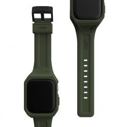 【新品/取寄品/代引不可】UAG社製 Apple Watch 45mm用ケース+バンド SCOUT+シリーズ(オリーブ) UAG