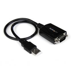 【新品/取寄品/代引不可】30cm USB-RS232Cシリアル変換ケーブル 1x USB A オス-1x DB-9(D-Sub