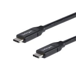 【新品/取寄品/代引不可】USB 2.0 Type-C ケーブル 2m 給電充電対応(最大5A) USB-C/ オス - USB