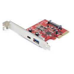 【新品/取寄品/代引不可】2ポート10Gbps USB-A/USB-C増設PCI Expressカード 1x USB Type-