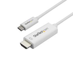 【新品/取寄品/代引不可】USB-C - HDMI 2.0変換ケーブル 1m CDP2HD1MWNL ホワイト