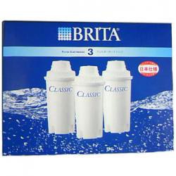 【新品/在庫あり】BRITA ポット型浄水器用 クラシックカートリッジ 3個入  ブリタ