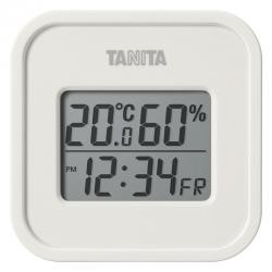 【新品/取寄品/代引不可】【特選商品6】タニタ デジタル温湿度計（小型） アイボリー TT-588-IV