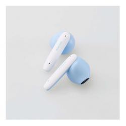 【新品/取寄品】Bluetoothイヤホン/完全ワイヤレス/AAC対応/低遅延モード/セミオープン/タッチセンサー/マカロンブル