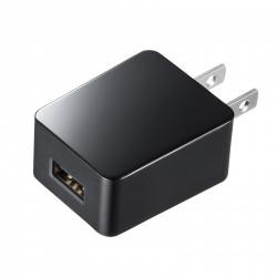 【新品/取寄品/代引不可】USB充電器(1A・高耐久タイプ・ブラック) ACA-IP49BKN