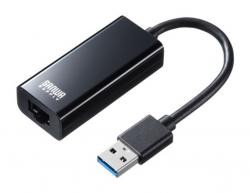 【新品/取寄品/代引不可】USB3.2-LAN変換アダプタ(ブラック) USB-CVLAN1BKN