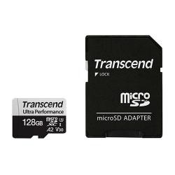 【新品/取寄品/代引不可】トランセンド 128GB microSD340S w/adapter UHS-I U3 A2 TS12