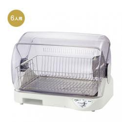 【新品/取寄品】タイガー 食器乾燥器 サラピッカ  DHG-S400-W ホワイト [6人用] 