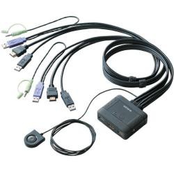 【新品/取寄品】フルHD対応 HDMI対応パソコン切替器 KVM-HDHDU2