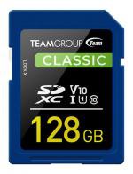 【新品/取寄品/代引不可】TEAM SDXC UHS-I U1 CLASSICシリーズ 128GB TSDXC128GIV100